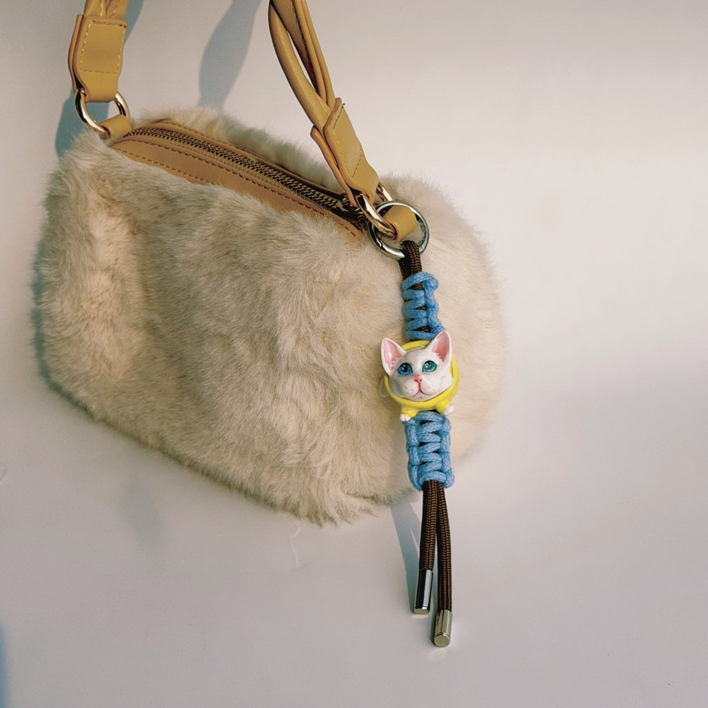 Customizable Pet Clay Keychain | Bag Charm | Personalized Gift