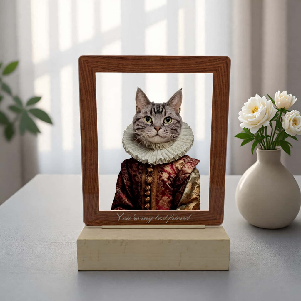 Custom Acrylic Photo Frame with LED Light – Perfect for Personalized Gifts and Home Decor