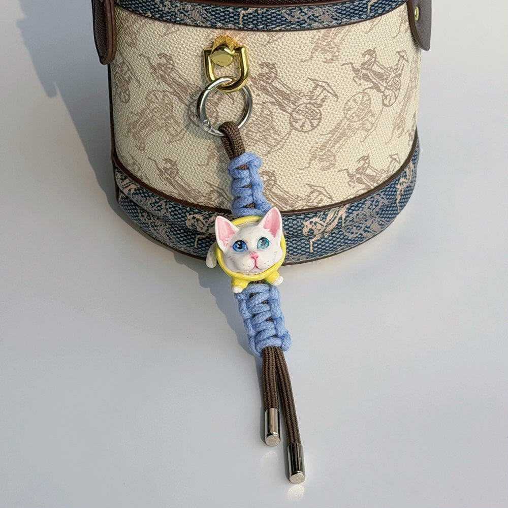 Customizable Pet Clay Keychain | Bag Charm | Personalized Gift